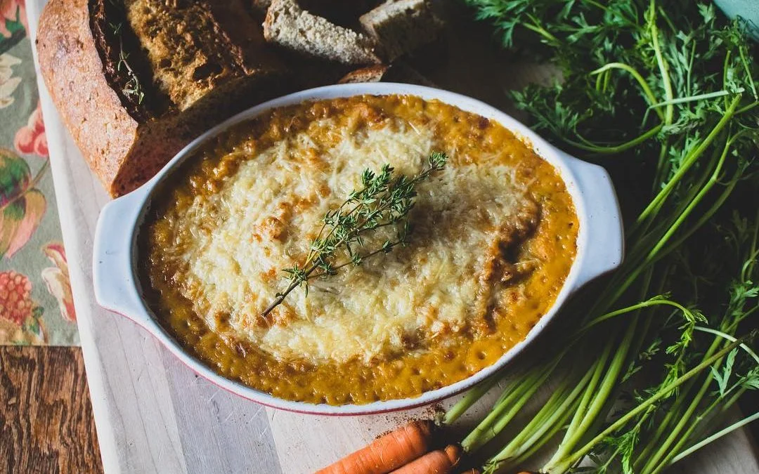 Butternut, Parmesan, and Herb Dip