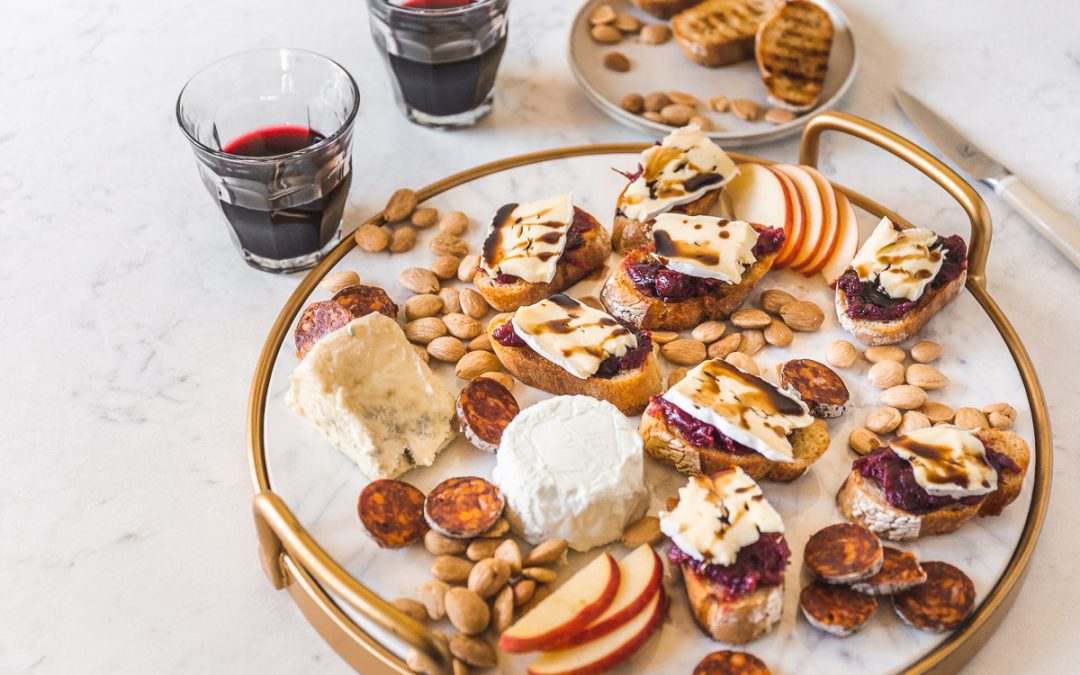 Cranberry Brie Canapes