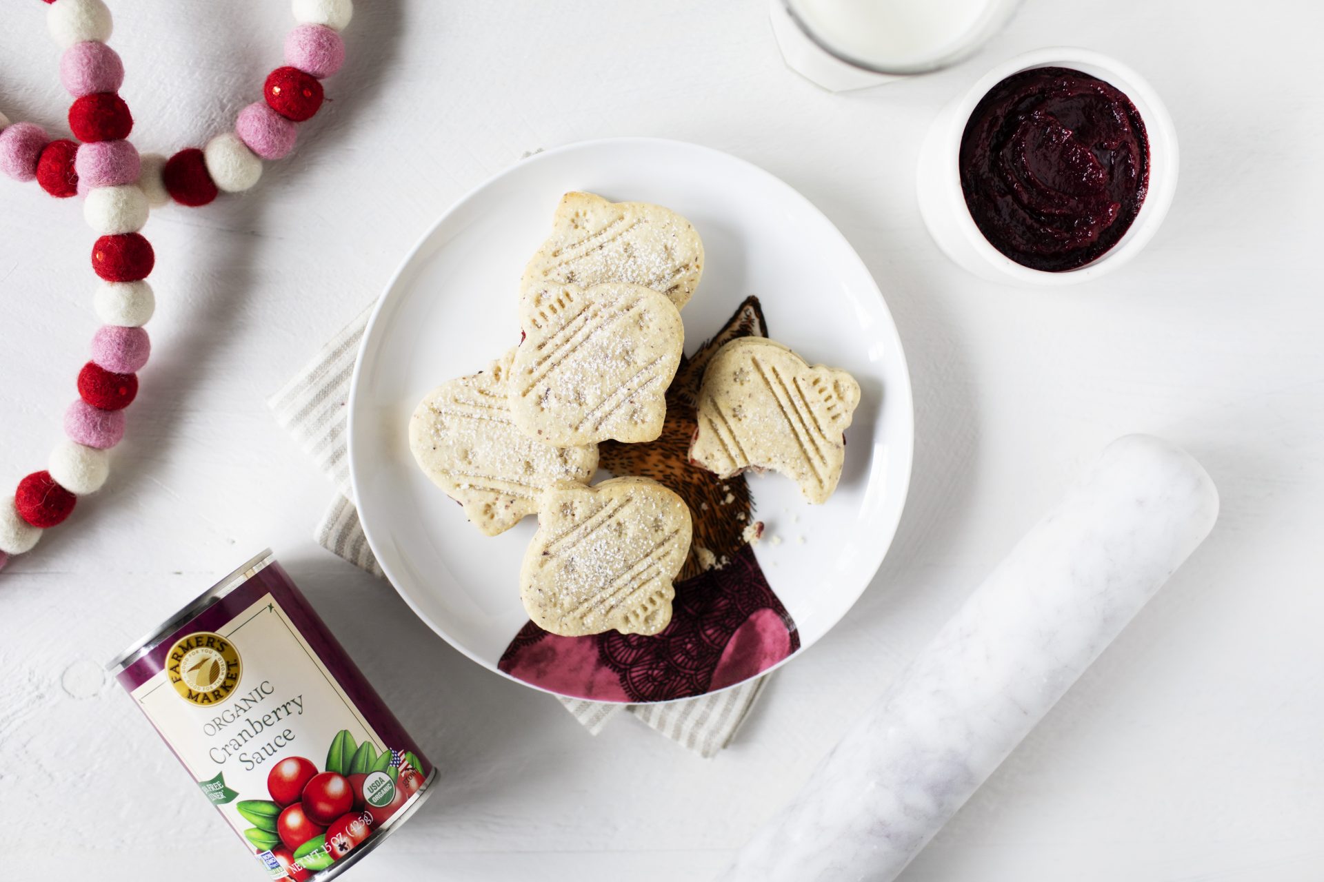 Cranberry Lemon Linzer Cookies | Farmer's Market Foods