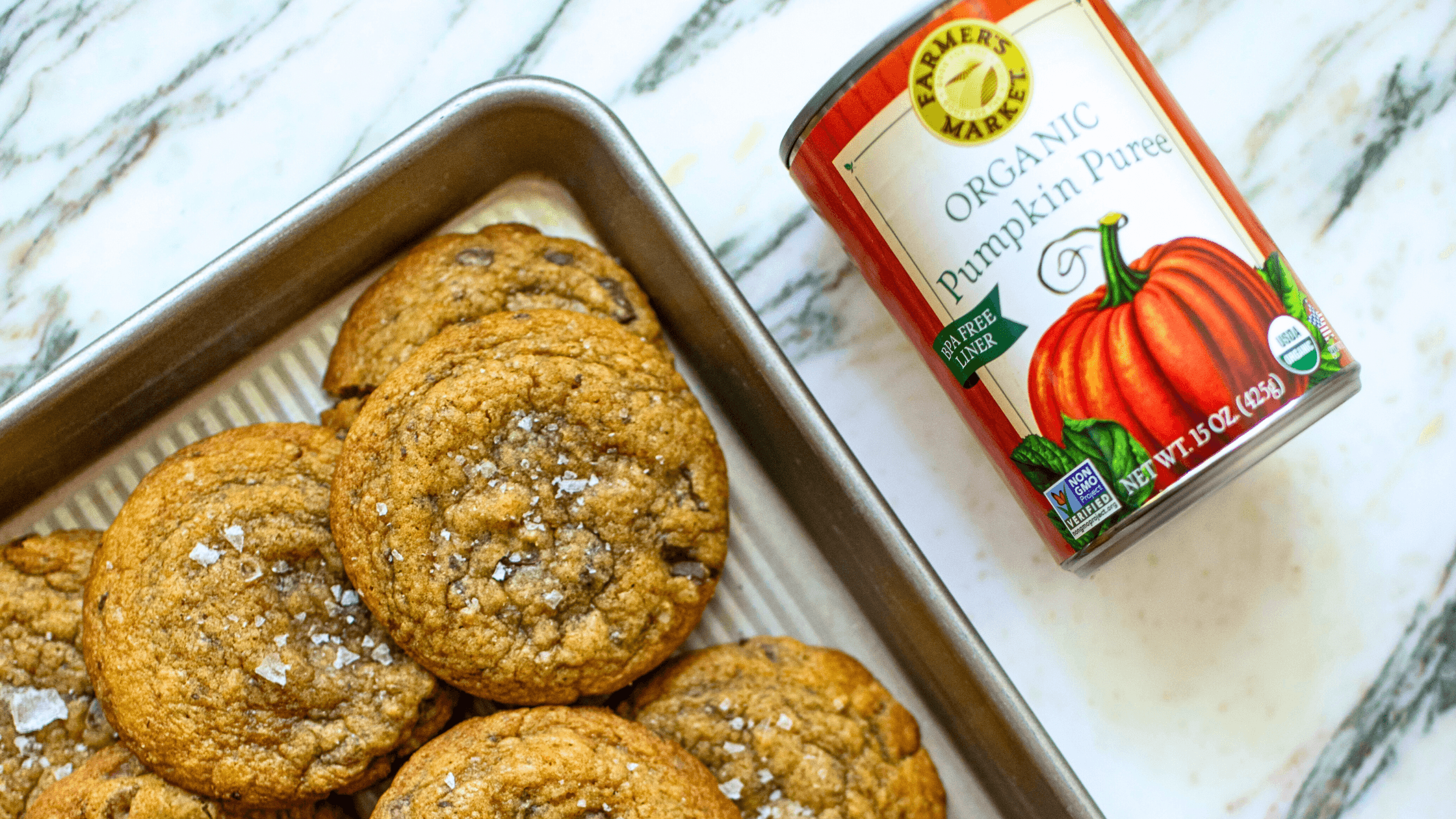 Brown Butter Pumpkin Chocolate Chunk Cookies | Farmer's Market Foods