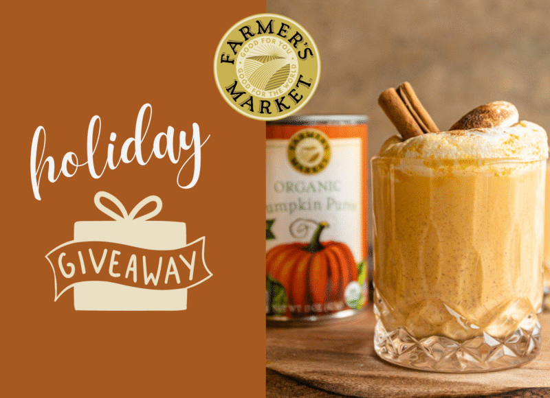 September holiday giveaway for Farmer's Market Foods