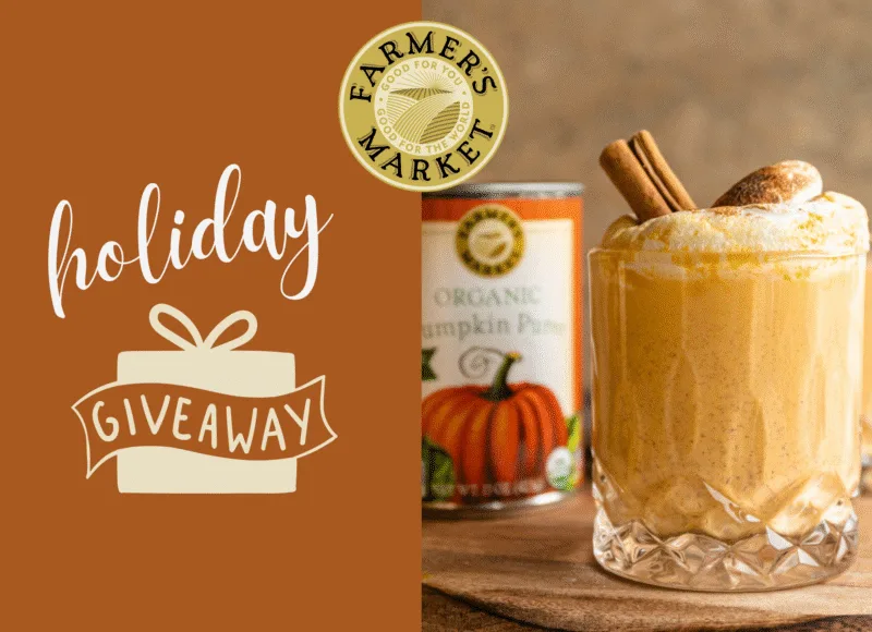 September holiday giveaway for Farmer's Market Foods