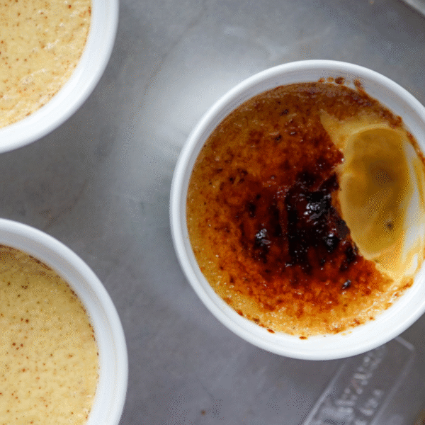 pumpkin spice creme brulee
