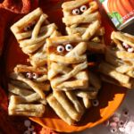 pumpkin mummy hand pies
