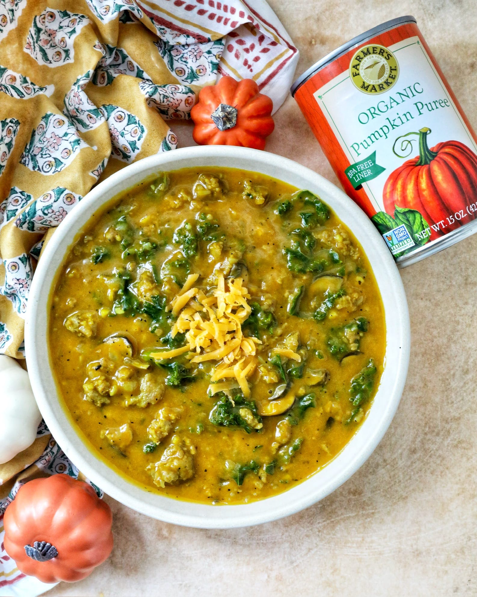 Pumpkin Sausage Soup | Farmer's Market Foods