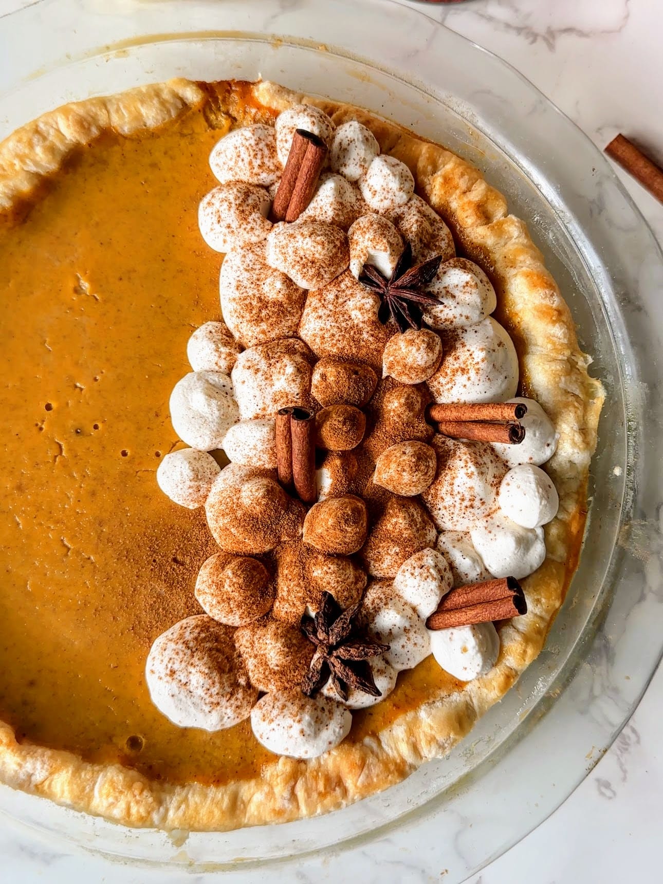 Eggnog Pumpkin Pie | Farmer's Market Foods