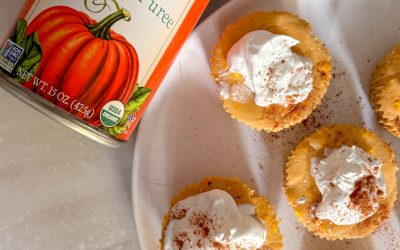 Mini Pumpkin Protein Cheesecakes